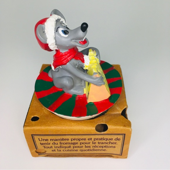 Christmas cheese button mouse MSC Montreal Canada - Picture 2 of 8